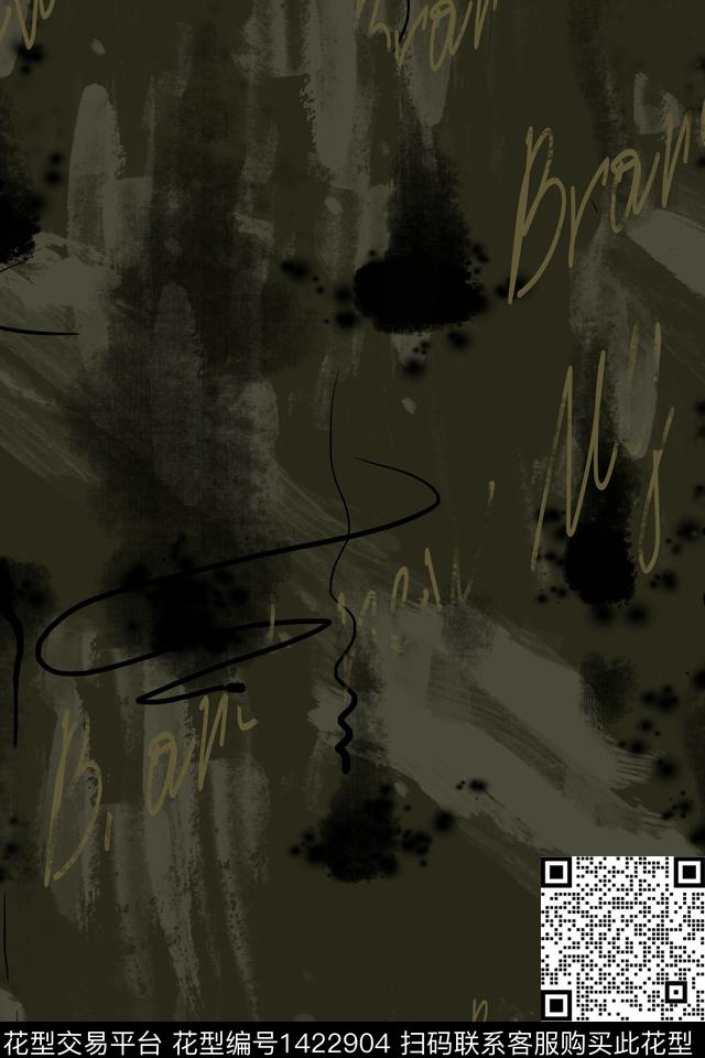 几何男装满版花字母传统印花华亿平台下载（图片编号: 1422904） - 瓦栏（Walan）