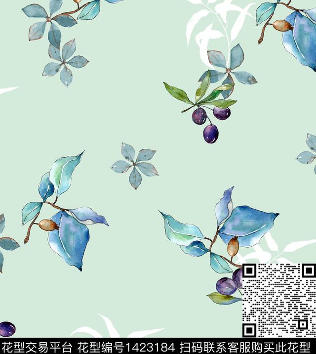 连衣裙简约女装数码印花华亿平台下载（图片编号: 1423184） - 瓦栏（Walan）