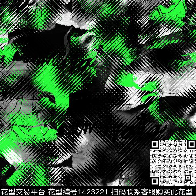 纸印花几何大牌风传统印花华亿平台下载（图片编号: 1423221） - 瓦栏（Walan）