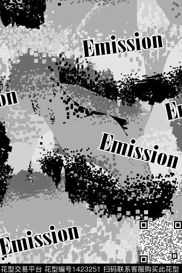 字母满版散花抽象男装传统印花华亿平台下载（图片编号: 1423251） - 瓦栏（Walan）