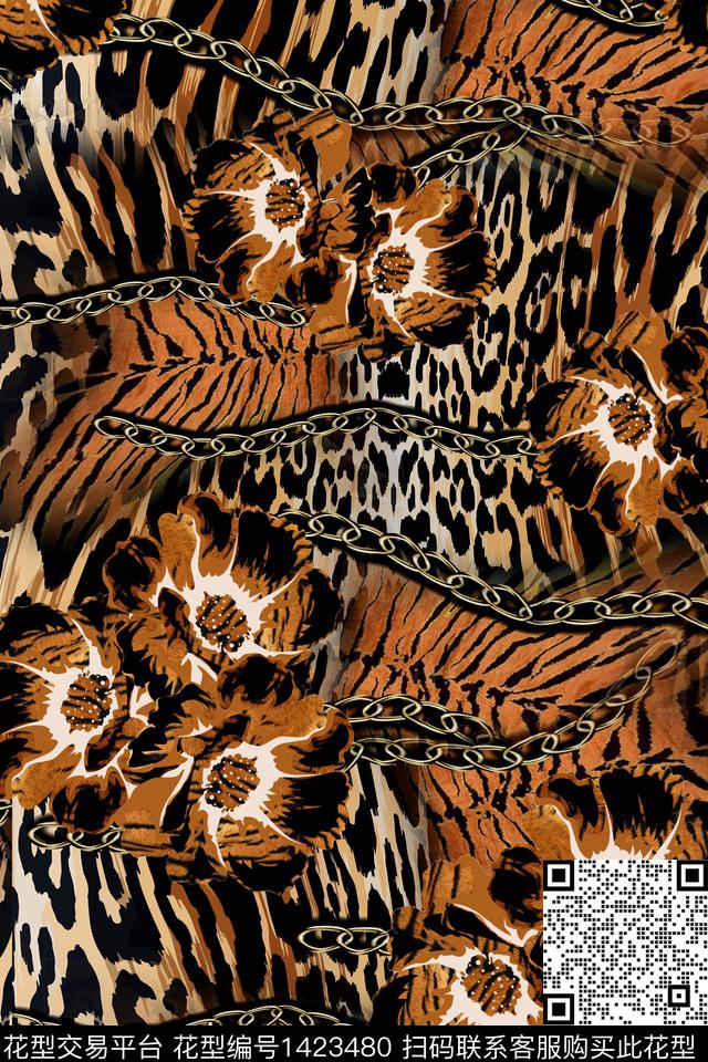 几何抽象艺术数码印花华亿平台下载（图片编号: 1423480） - 瓦栏（Walan）