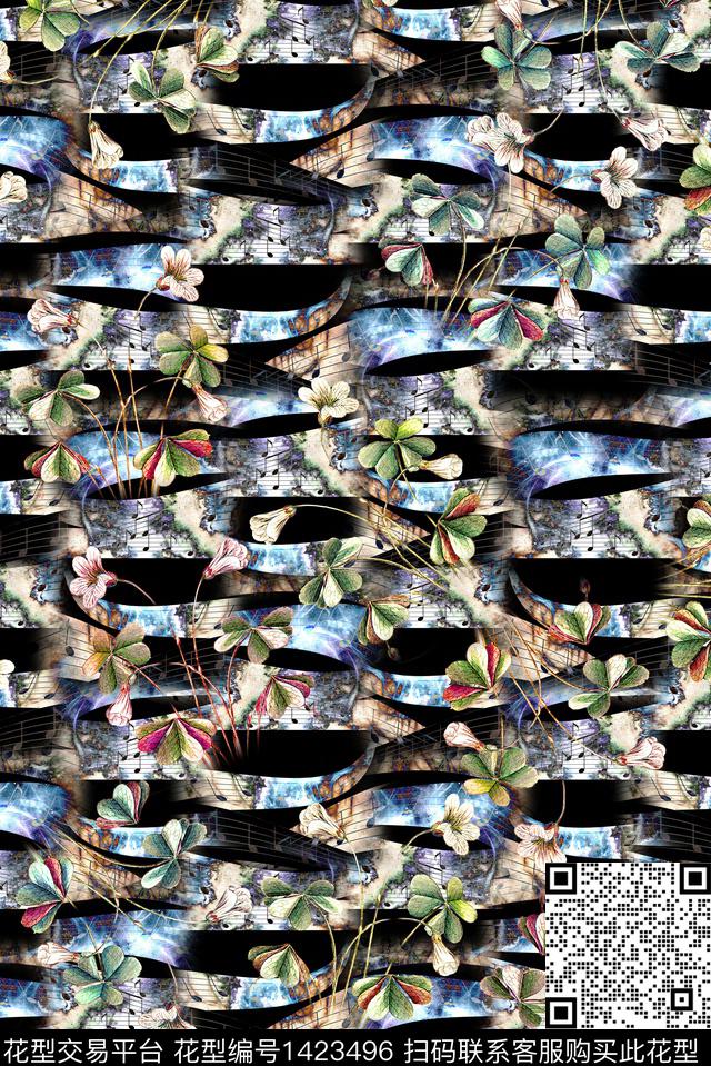 复古香云纱中老年数码印花华亿平台下载（图片编号: 1423496） - 瓦栏（Walan）