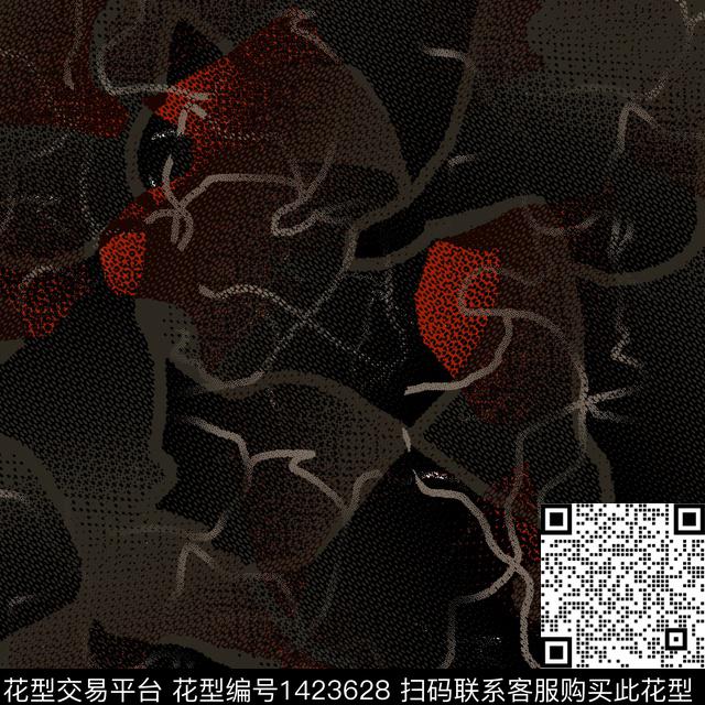 纸印花几何男装传统印花华亿平台下载（图片编号: 1423628） - 瓦栏（Walan）