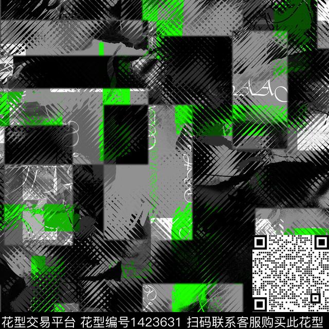 纸印花几何男装传统印花华亿平台下载（图片编号: 1423631） - 瓦栏（Walan）