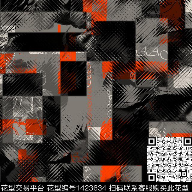 纸印花几何男装传统印花华亿平台下载（图片编号: 1423634） - 瓦栏（Walan）