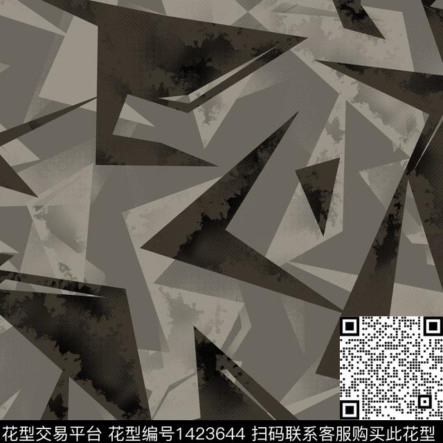 纸印花几何男装传统印花华亿平台下载（图片编号: 1423644） - 瓦栏（Walan）