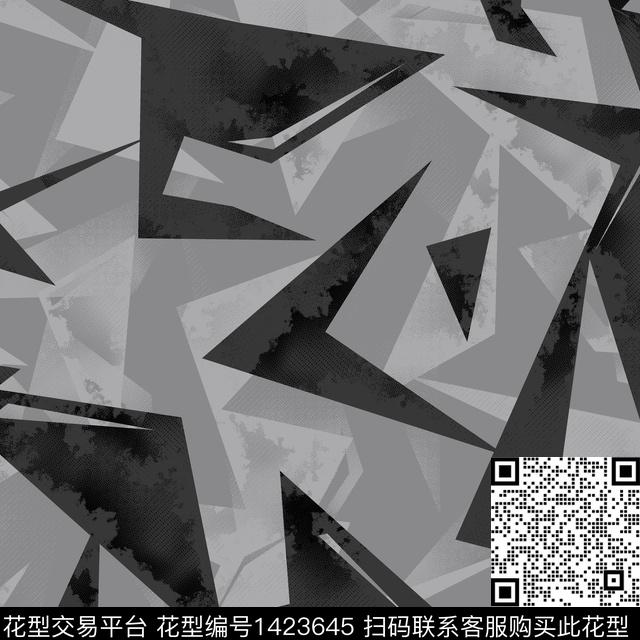 纸印花几何男装传统印花华亿平台下载（图片编号: 1423645） - 瓦栏（Walan）