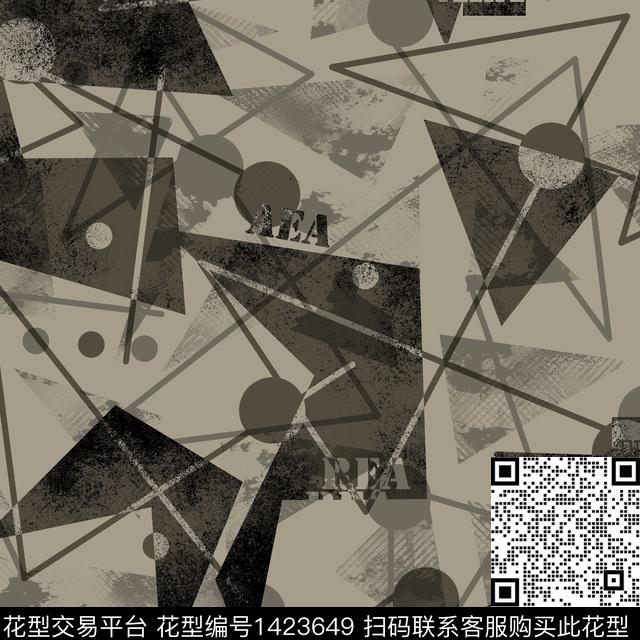 纸印花几何男装传统印花华亿平台下载（图片编号: 1423649） - 瓦栏（Walan）