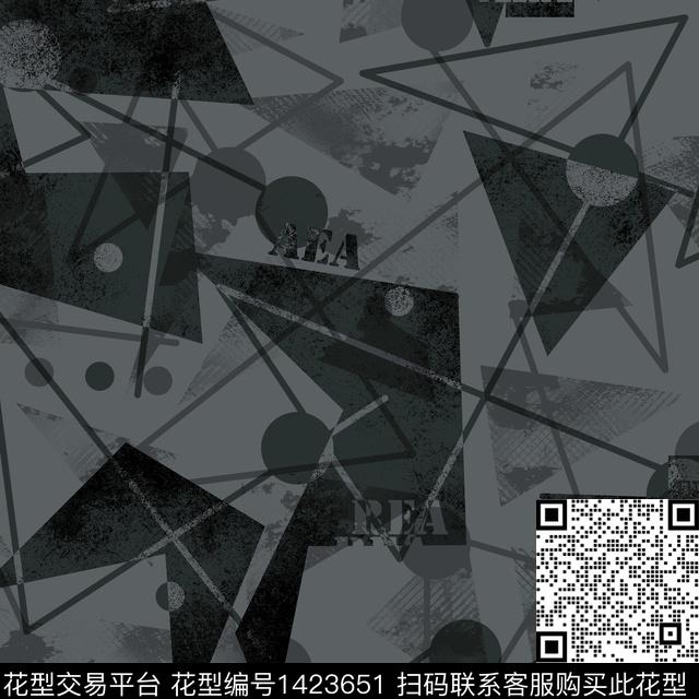 纸印花几何男装传统印花华亿平台下载（图片编号: 1423651） - 瓦栏（Walan）