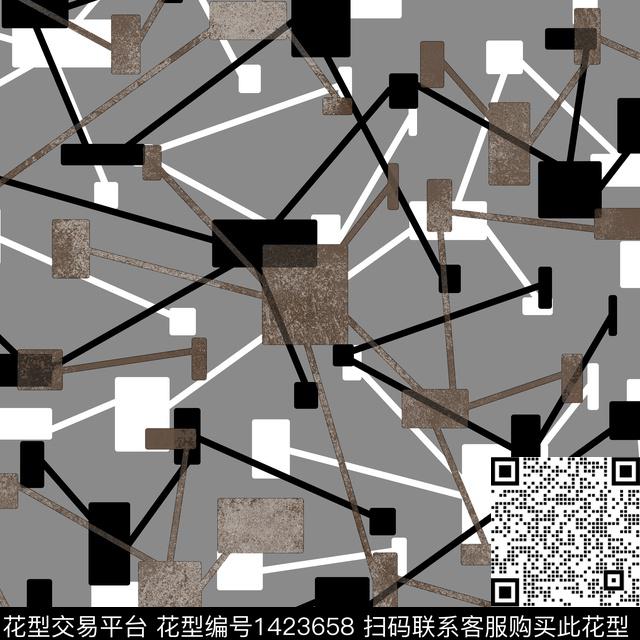 纸印花几何男装传统印花华亿平台下载（图片编号: 1423658） - 瓦栏（Walan）