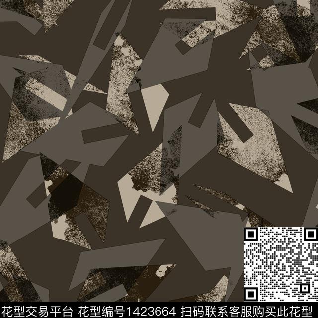 纸印花几何男装传统印花华亿平台下载（图片编号: 1423664） - 瓦栏（Walan）