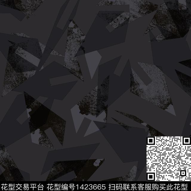 纸印花几何男装传统印花华亿平台下载（图片编号: 1423665） - 瓦栏（Walan）