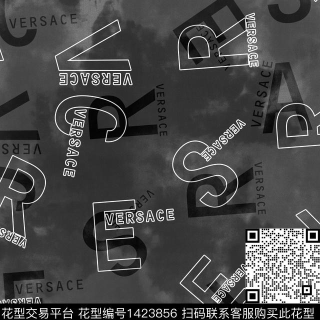 字母扎染华亿平台男装传统印花华亿平台下载（图片编号: 1423856） - 瓦栏（Walan）