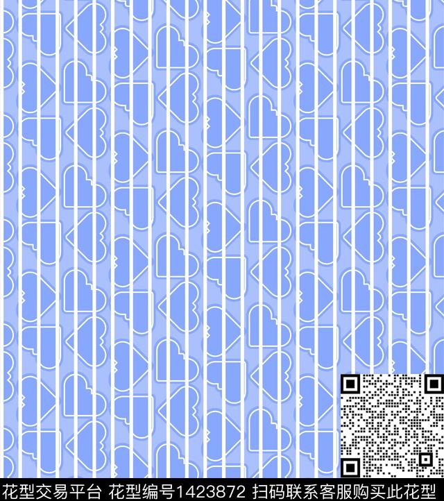 几何时尚抽象传统印花华亿平台下载（图片编号: 1423872） - 瓦栏（Walan）