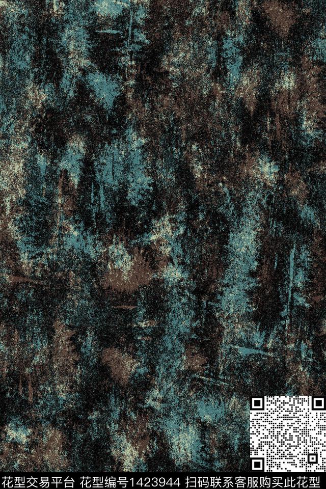 肌理男装抽象传统印花华亿平台下载（图片编号: 1423944） - 瓦栏（Walan）
