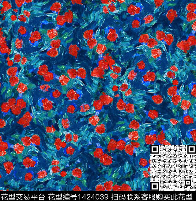 连衣裙旗袍年轻女性数码印花华亿平台下载（图片编号: 1424039） - 瓦栏（Walan）