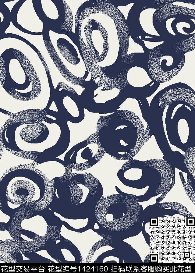 线条传统印花华亿平台下载（图片编号: 1424160） - 瓦栏（Walan）