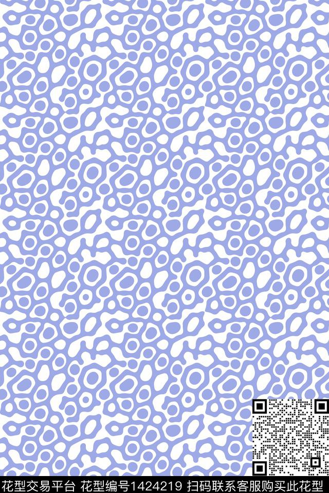 大牌风波点几何数码印花华亿平台下载（图片编号: 1424219） - 瓦栏（Walan）