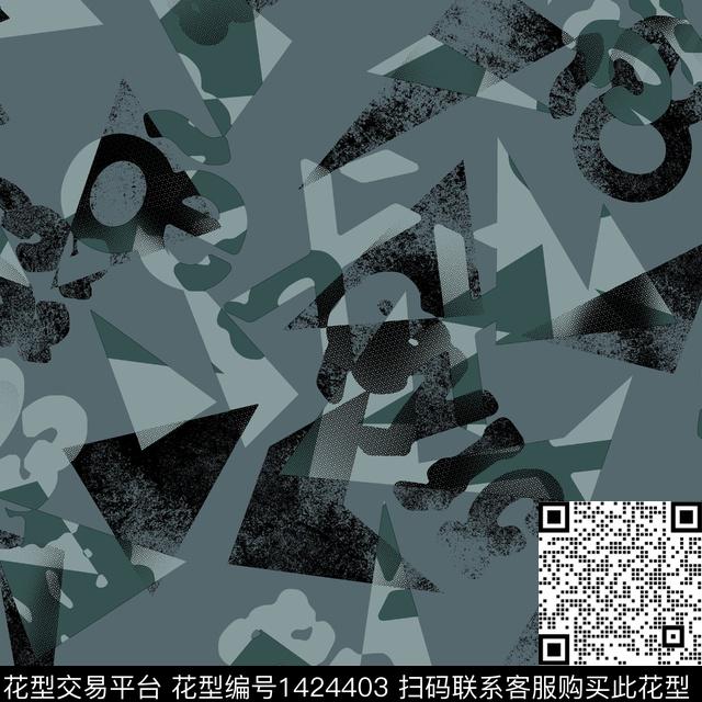 纸印花几何男装传统印花华亿平台下载（图片编号: 1424403） - 瓦栏（Walan）