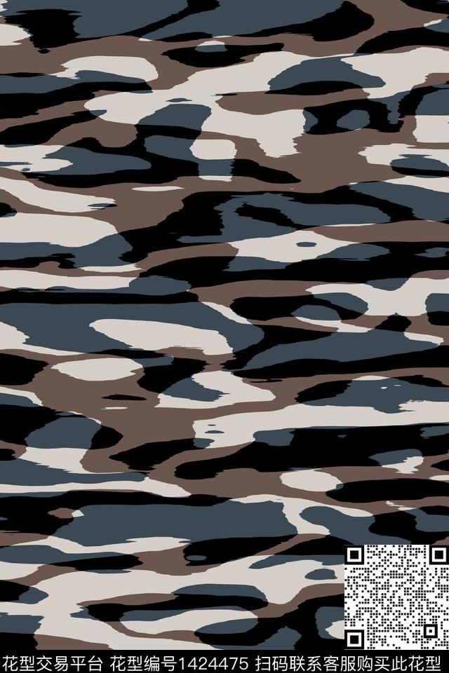 女装男装迷彩传统印花华亿平台下载（图片编号: 1424475） - 瓦栏（Walan）