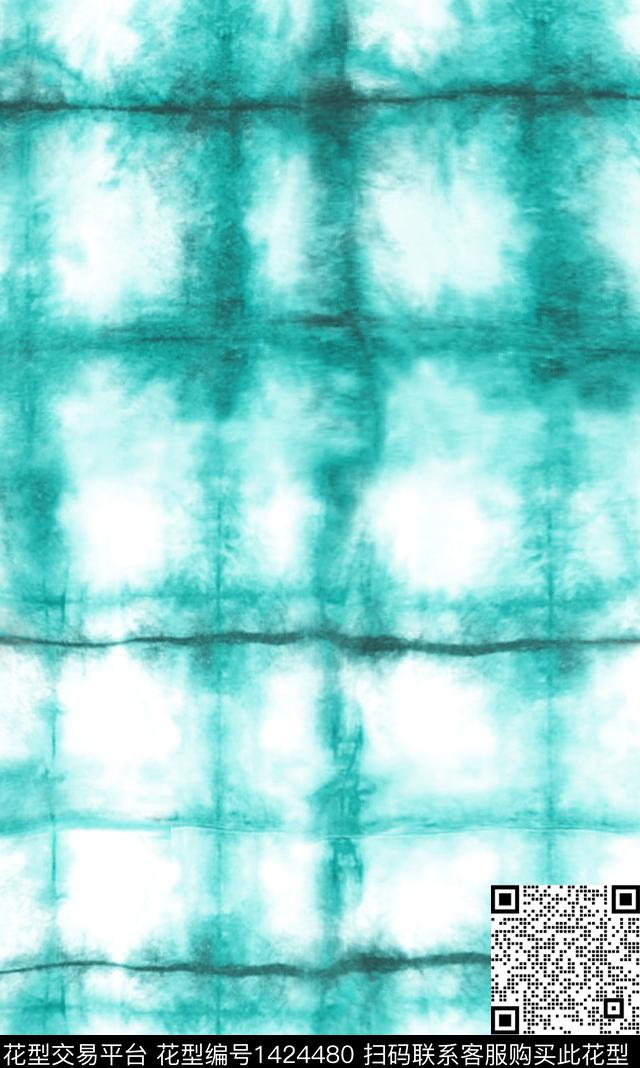 男士衬衣男士羽绒服扎染效果传统印花华亿平台下载（图片编号: 1424480） - 瓦栏（Walan）