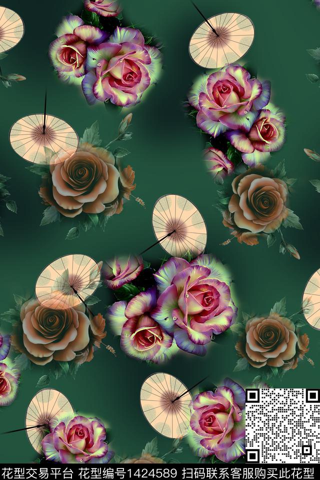 连衣裙女装香云纱传统印花华亿平台下载（图片编号: 1424589） - 瓦栏（Walan）