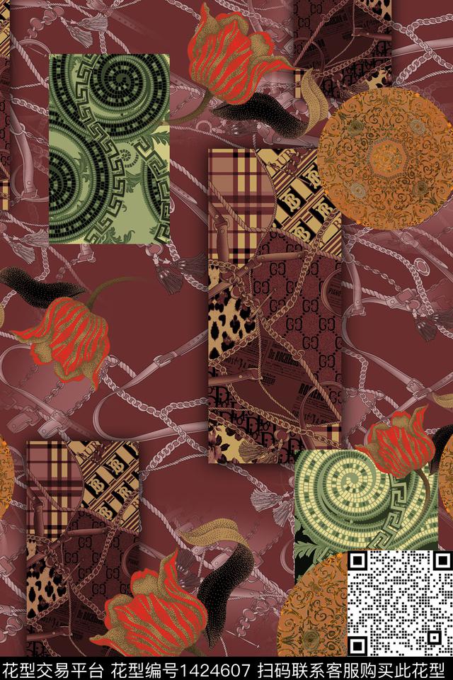 连衣裙女装香云纱传统印花华亿平台下载（图片编号: 1424607） - 瓦栏（Walan）