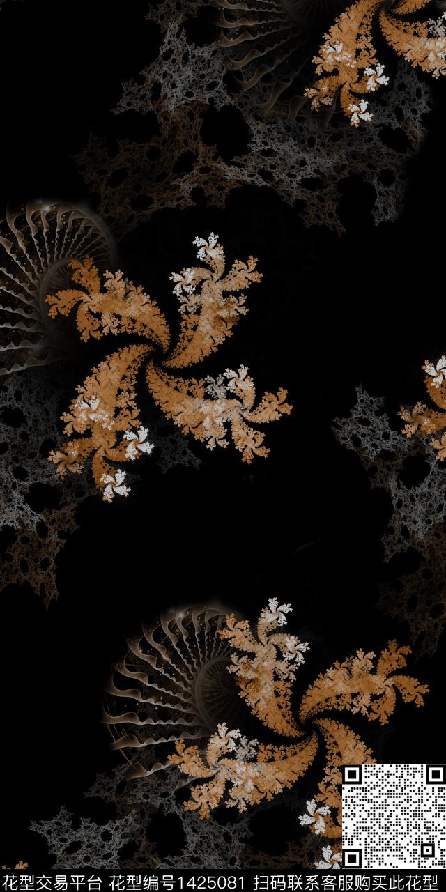 几何民族风抽象数码印花华亿平台下载（图片编号: 1425081） - 瓦栏（Walan）