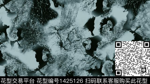 几何抽象花卉风景景观数码印花华亿平台下载（图片编号: 1425126） - 瓦栏（Walan）