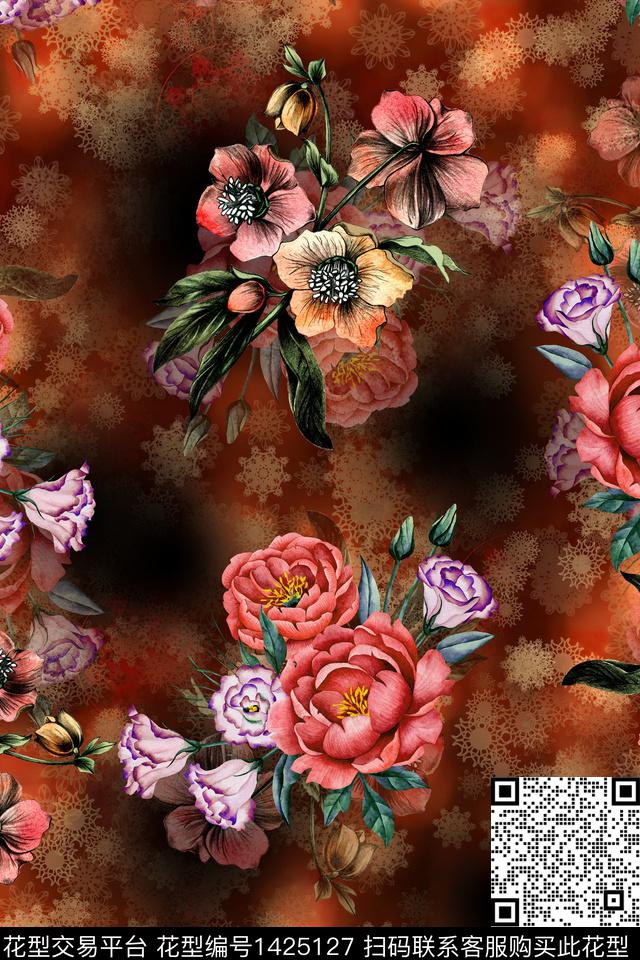 连衣裙女装香云纱传统印花华亿平台下载（图片编号: 1425127） - 瓦栏（Walan）