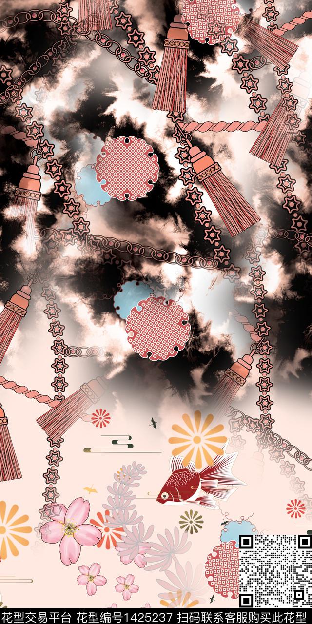 连衣裙女装旗袍传统印花华亿平台下载（图片编号: 1425237） - 瓦栏（Walan）