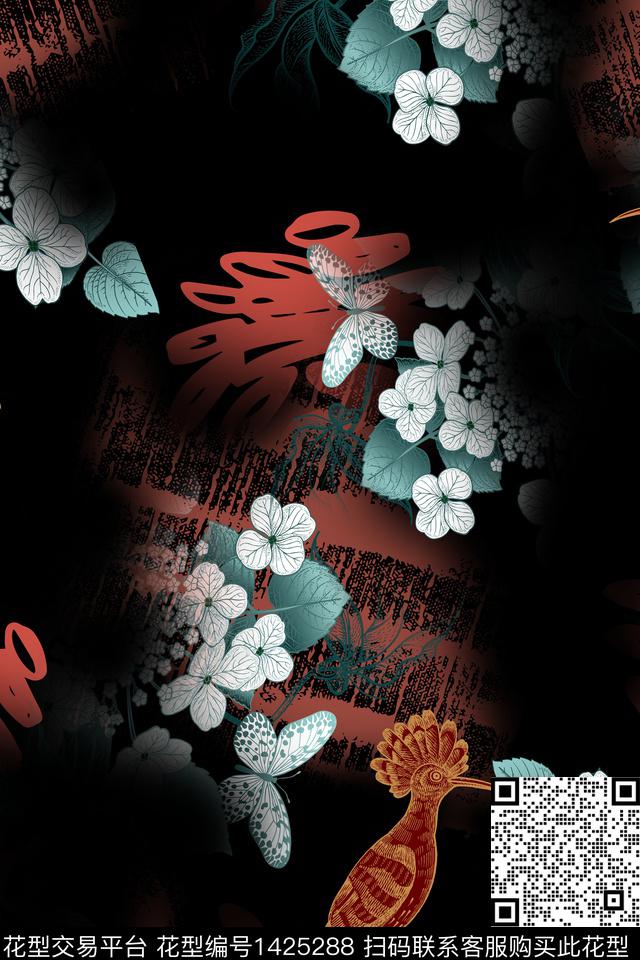 连衣裙女装旗袍传统印花华亿平台下载（图片编号: 1425288） - 瓦栏（Walan）