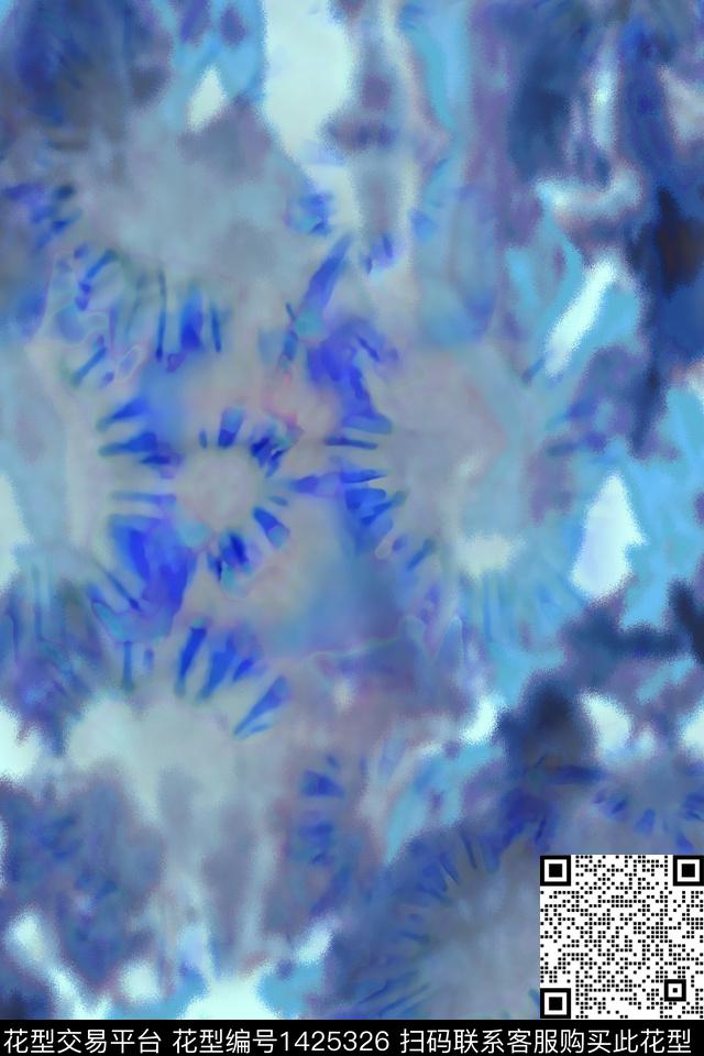 几何文艺颜色数码印花华亿平台下载（图片编号: 1425326） - 瓦栏（Walan）