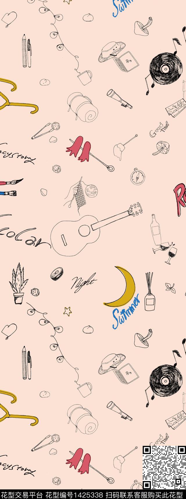 眼睛可爱运动数码印花华亿平台下载（图片编号: 1425338） - 瓦栏（Walan）