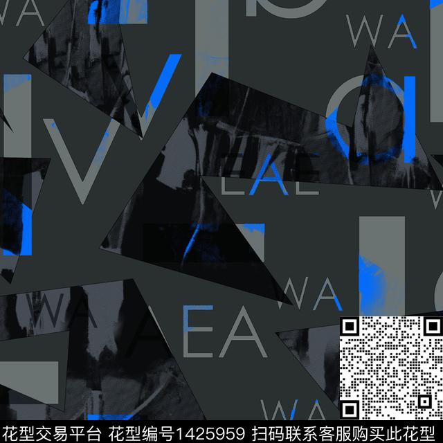 纸印花几何男装传统印花华亿平台下载（图片编号: 1425959） - 瓦栏（Walan）