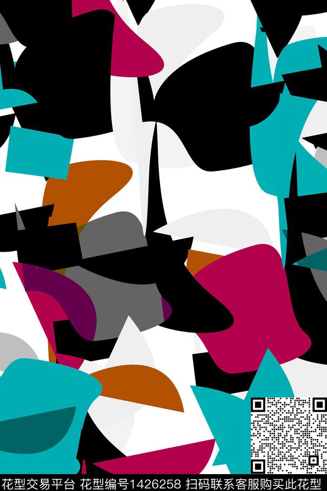 抽象男装家居服户外传统印花华亿平台下载（图片编号: 1426258） - 瓦栏（Walan）