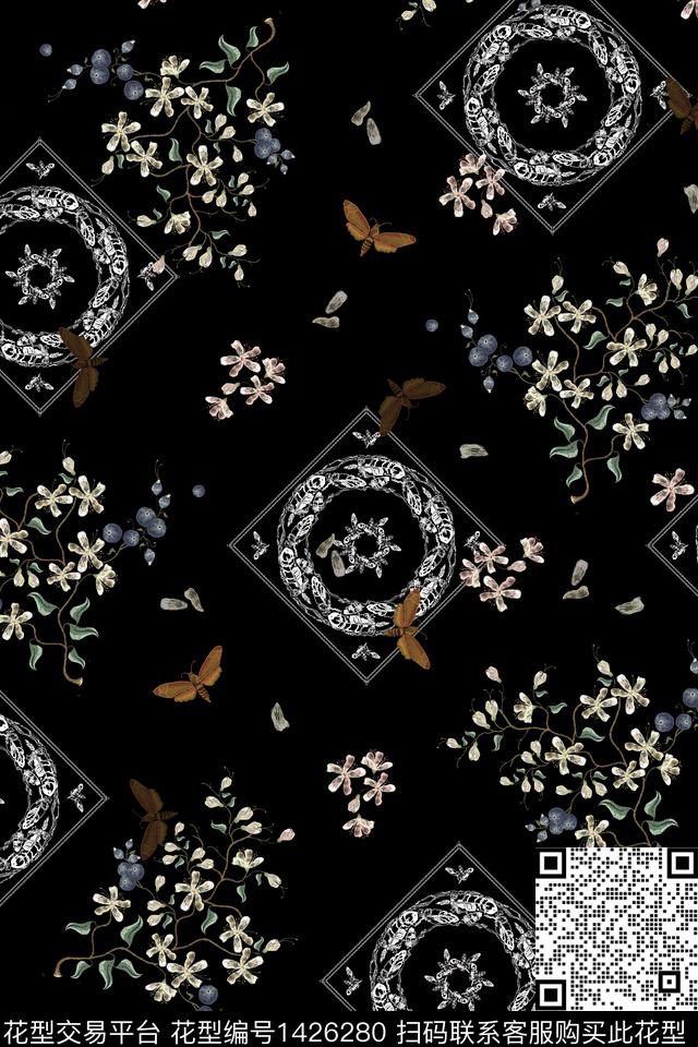 女装花卉小碎花数码印花华亿平台下载（图片编号: 1426280） - 瓦栏（Walan）