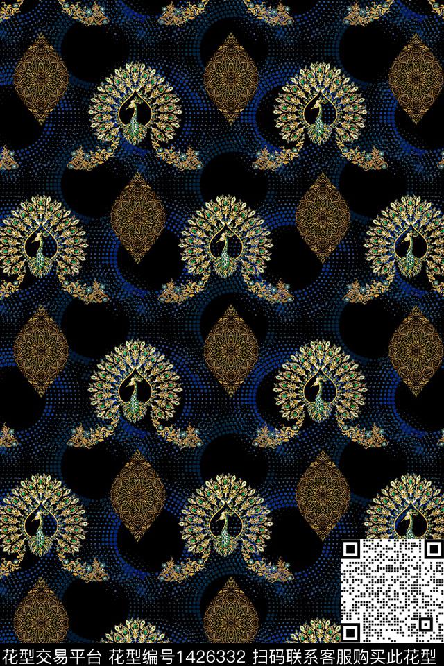 男装休闲传统印花华亿平台下载（图片编号: 1426332） - 瓦栏（Walan）