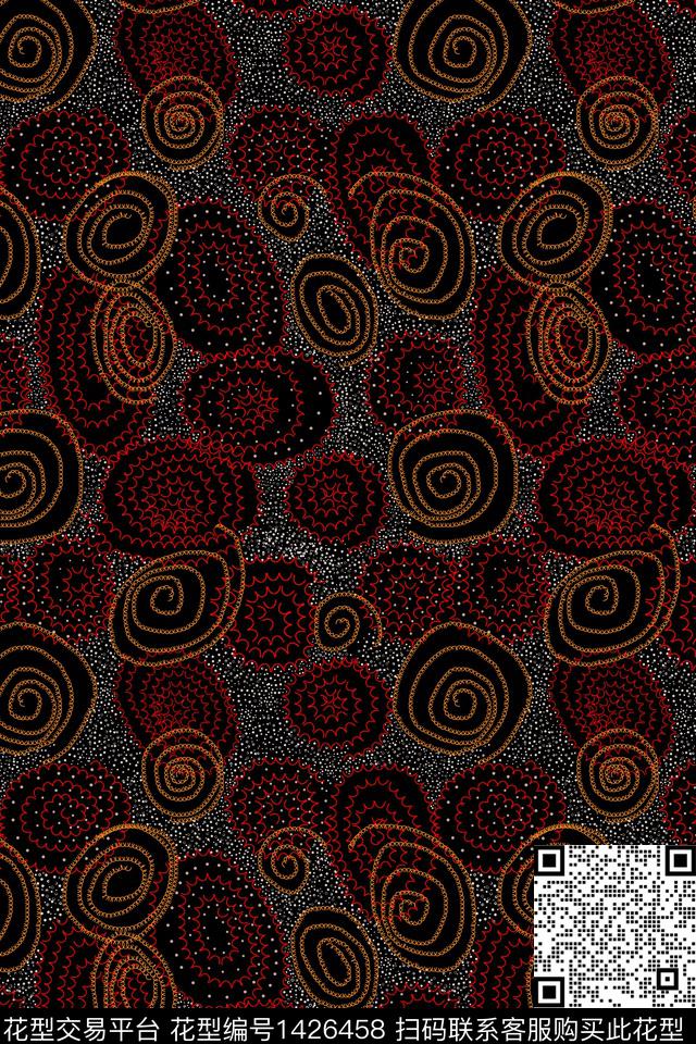 线条女装男装数码印花华亿平台下载（图片编号: 1426458） - 瓦栏（Walan）