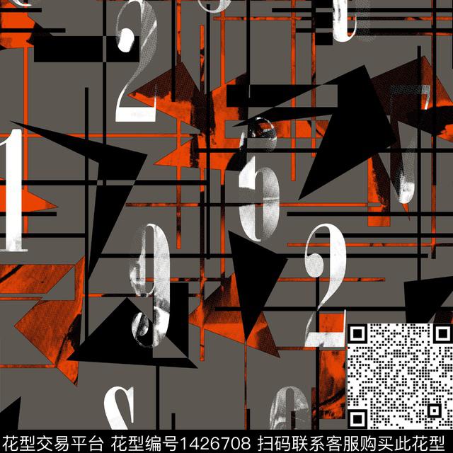 纸印花几何男装传统印花华亿平台下载（图片编号: 1426708） - 瓦栏（Walan）