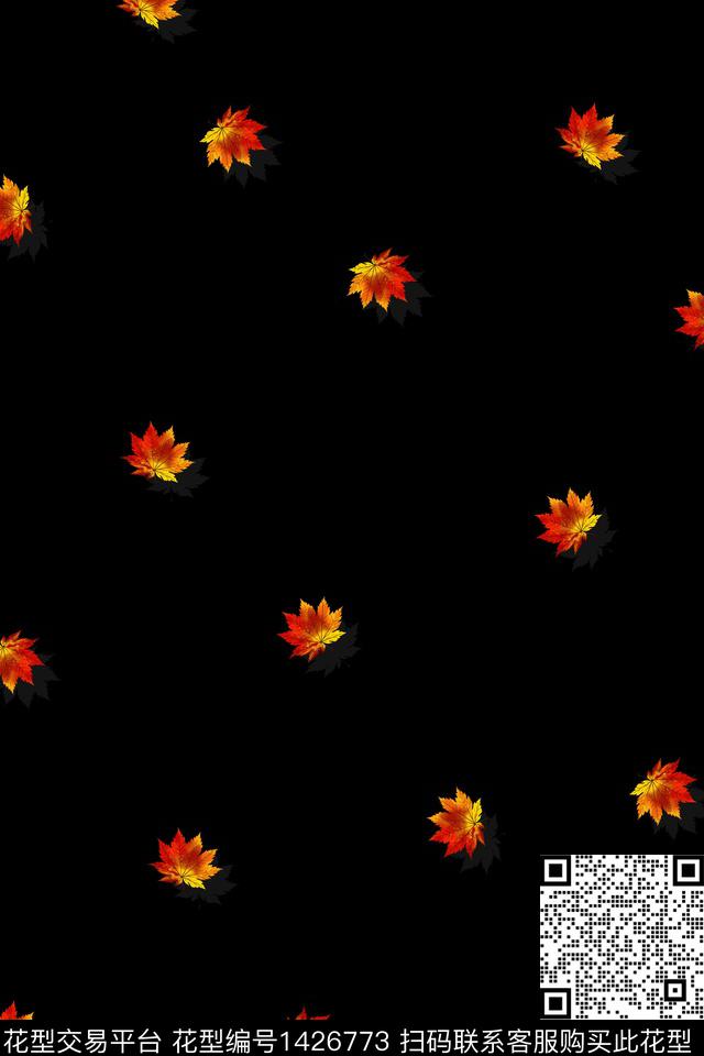 几何大牌风卡通数码印花华亿平台下载（图片编号: 1426773） - 瓦栏（Walan）