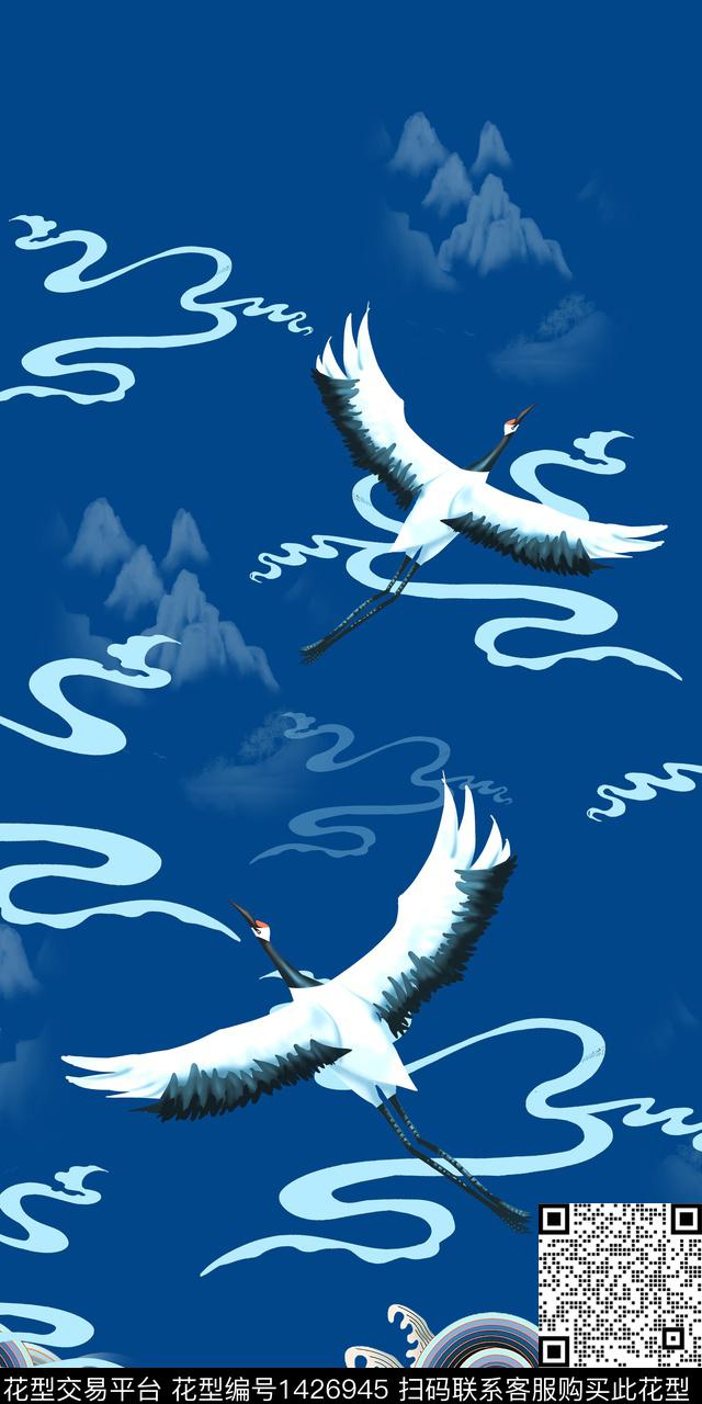 连衣裙女装旗袍传统印花华亿平台下载（图片编号: 1426945） - 瓦栏（Walan）