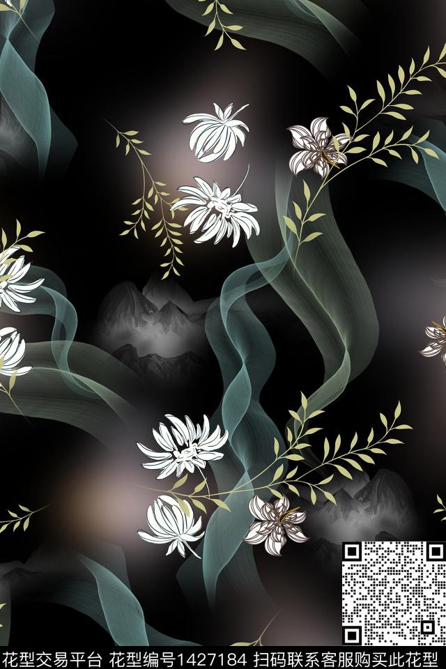 连衣裙女装旗袍传统印花华亿平台下载（图片编号: 1427184） - 瓦栏（Walan）