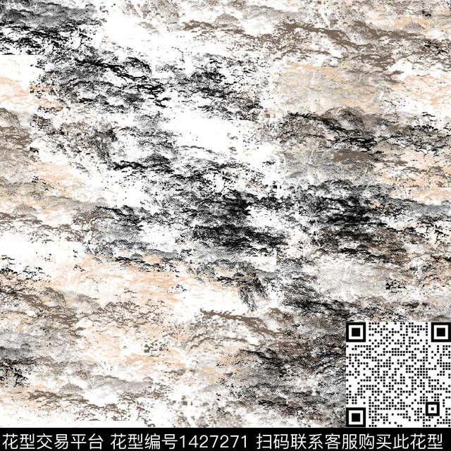 字母几何扎染华亿平台数码印花华亿平台下载（图片编号: 1427271） - 瓦栏（Walan）