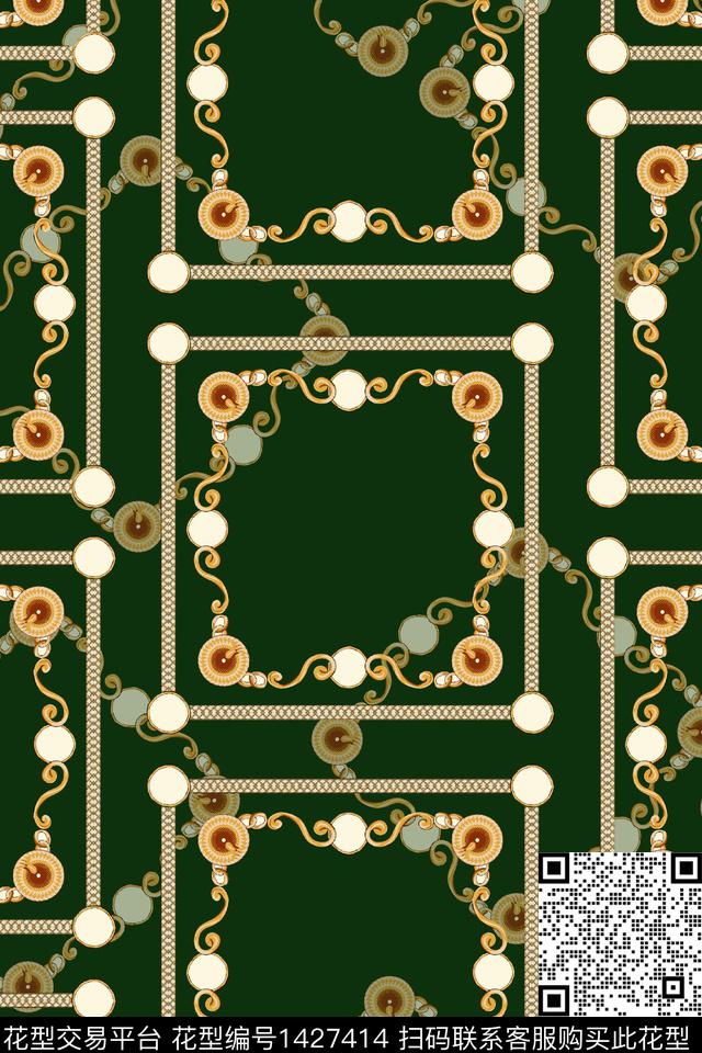 几何大牌风小清新数码印花华亿平台下载（图片编号: 1427414） - 瓦栏（Walan）