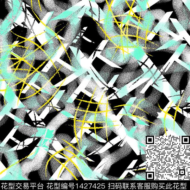 纸印花几何大牌风传统印花华亿平台下载（图片编号: 1427425） - 瓦栏（Walan）