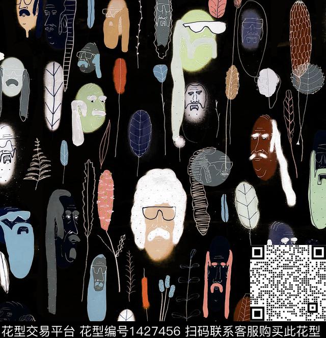 字母卡通小黄鸭数码印花华亿平台下载（图片编号: 1427456） - 瓦栏（Walan）