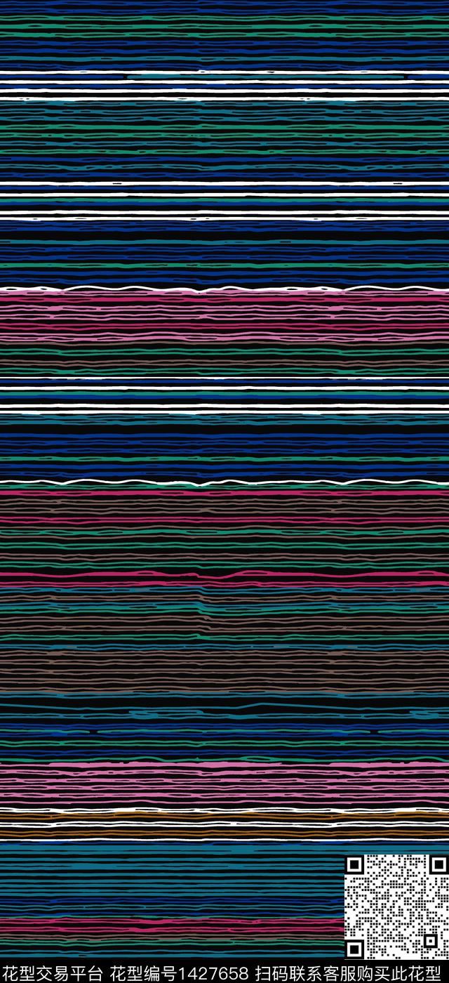 线条传统印花华亿平台下载（图片编号: 1427658） - 瓦栏（Walan）