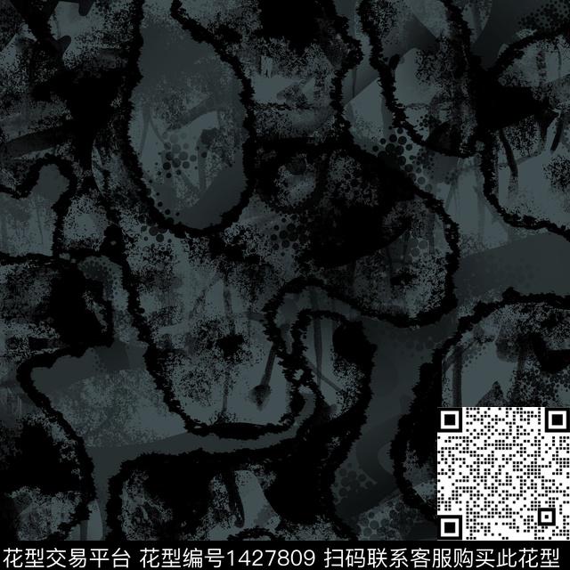 纸印花几何大牌风传统印花华亿平台下载（图片编号: 1427809） - 瓦栏（Walan）