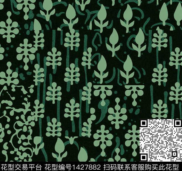 彩底花卉小碎花文艺小花数码印花华亿平台下载（图片编号: 1427882） - 瓦栏（Walan）